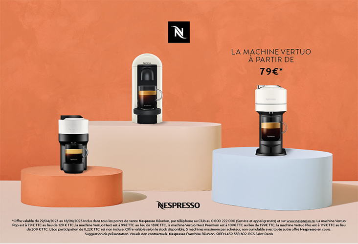 Découvrez la nouvelle gamme VERTUO chez Nespresso ! ☕