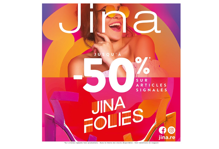 JINA FOLIES jusqu'à -50%! *
