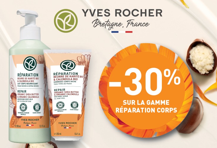 Soin Corps Réparation Yves Rocher 
