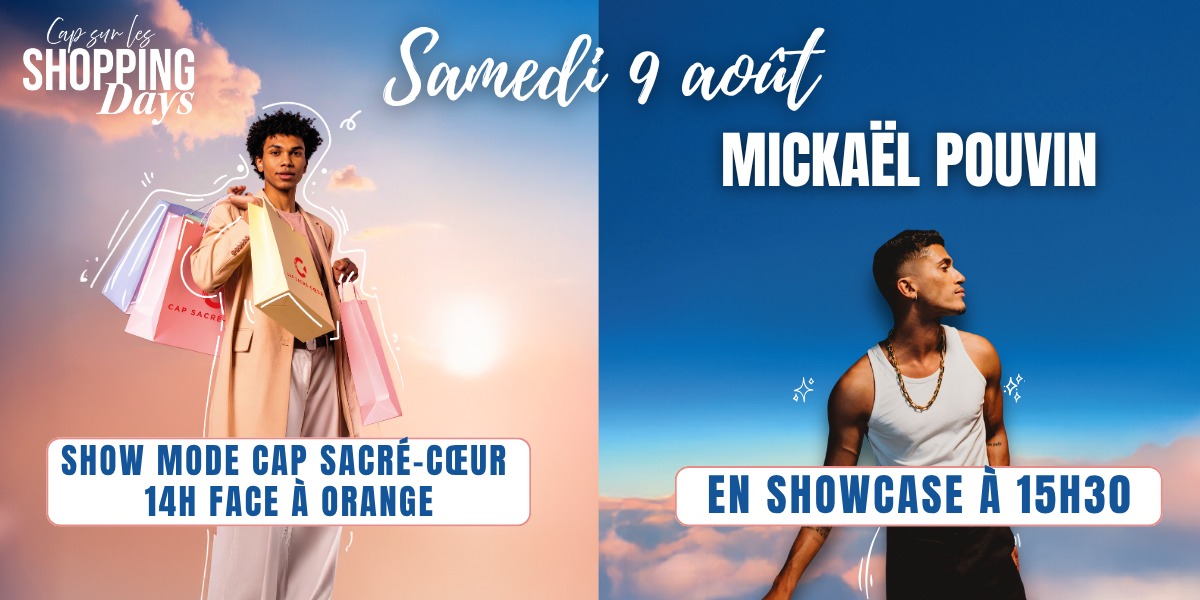 🎉 Samedi 9 août : un final en beauté pour les Shopping Days !