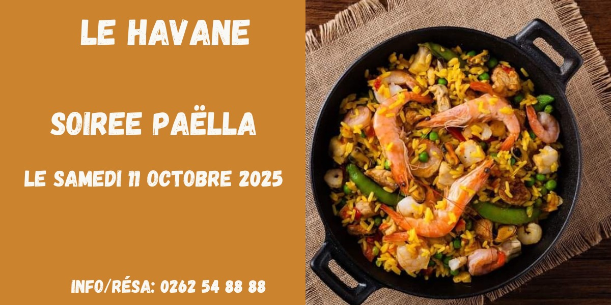 Soirée Paëlla exceptionnelle  🍽