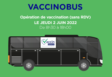 📌Le Vaccinobus de retour le 2 juin