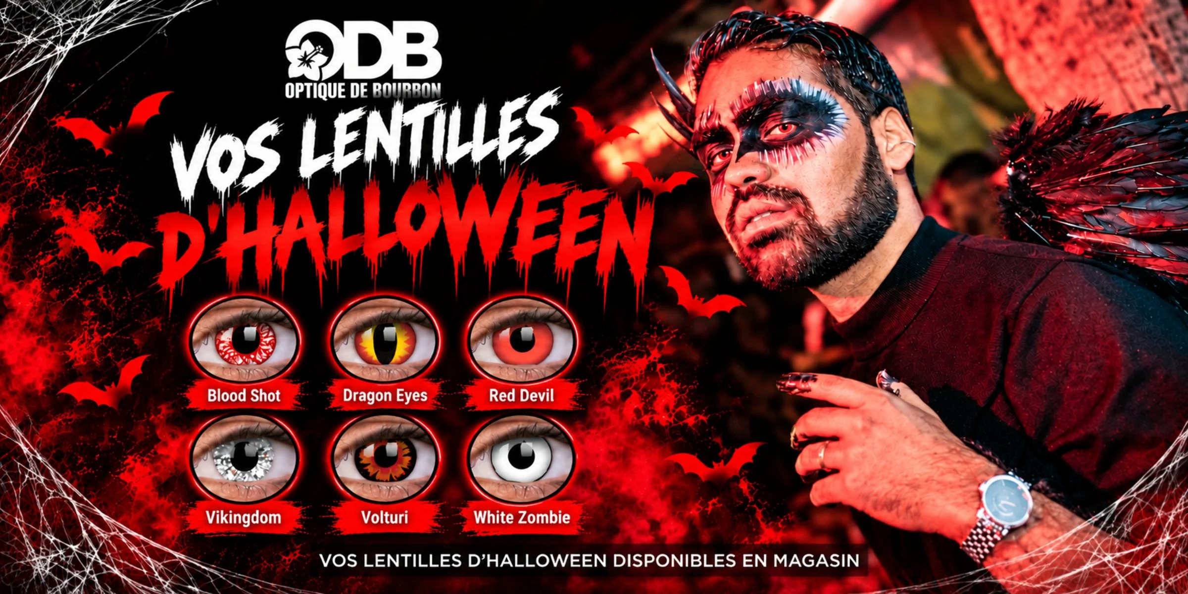 HALLOWEEN CHEZ OPTIQUE DE BOURBON !