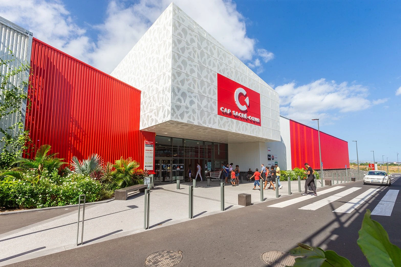 Centre commercial à Le Port